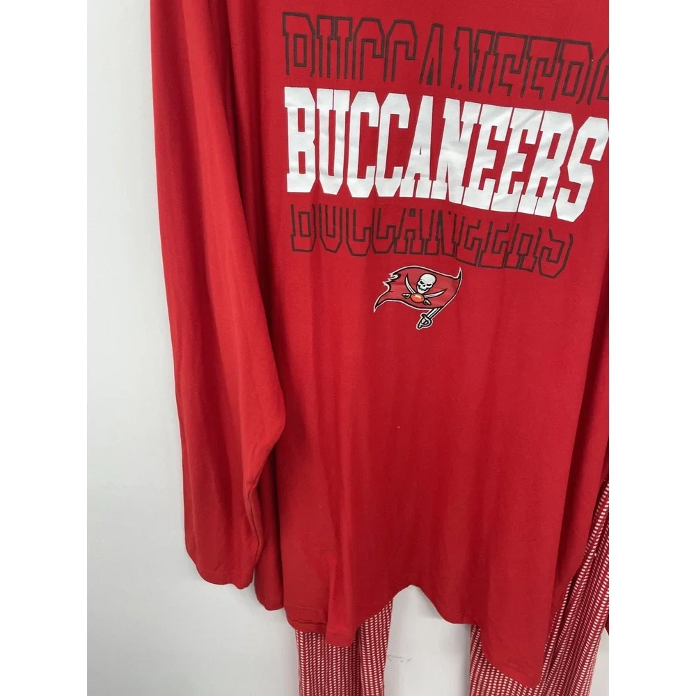 NFL Team Apparel‎ Pajama Set Men's 2XL Red Tampa Bay Buccaneers Sleepwear NWT